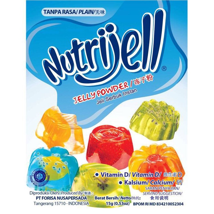 

Terl4ris NUTRIJELL PLAIN 15GR 1 BOX [222]