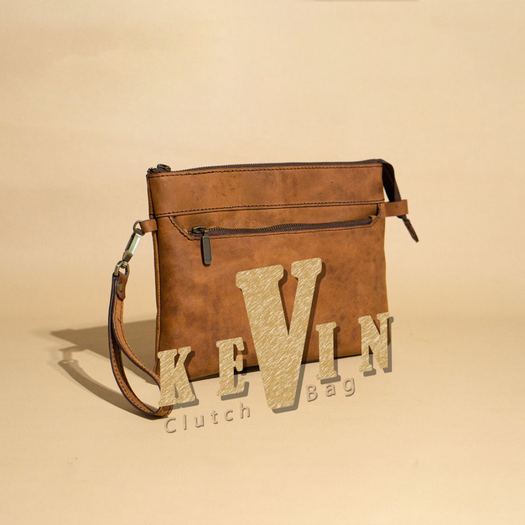 Lecari Kevin Clutch Bag Pria Kulit Asli