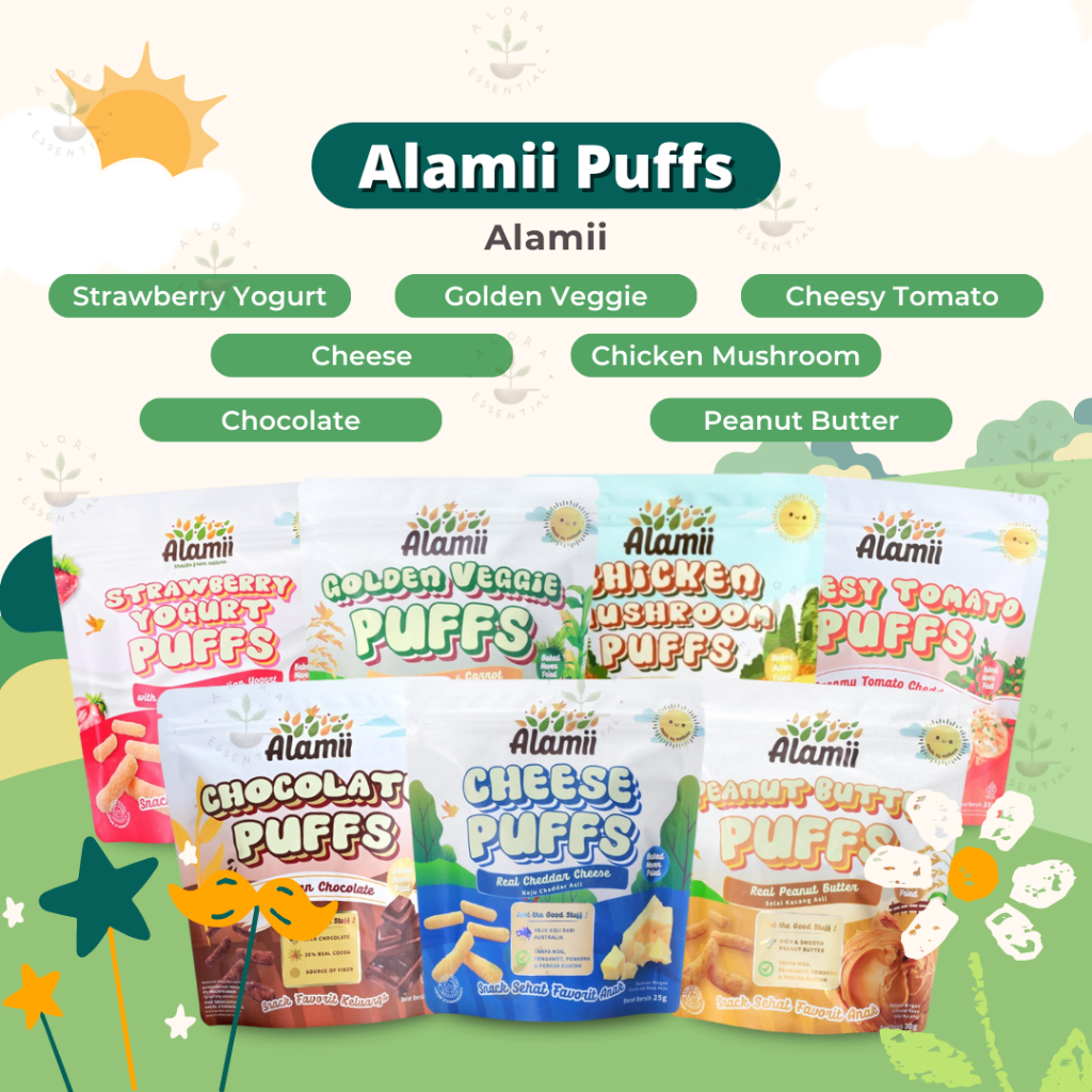 Alamii Puff 30gr - Snack Bayi - Cemilan Bayi - Cemilan Anak