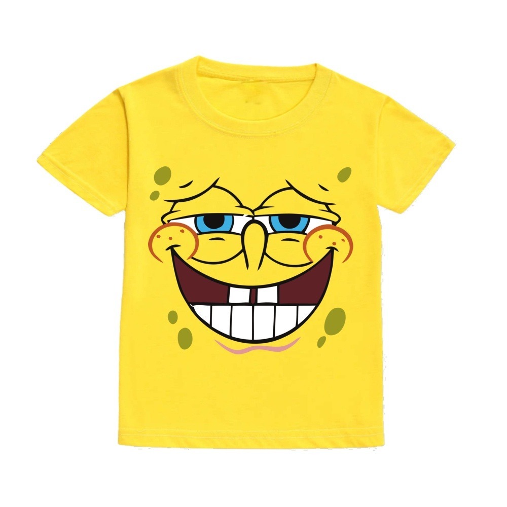 Kaos Lucu dan Aesthetic MUKA SPONGEBOB SENYUM MESUM