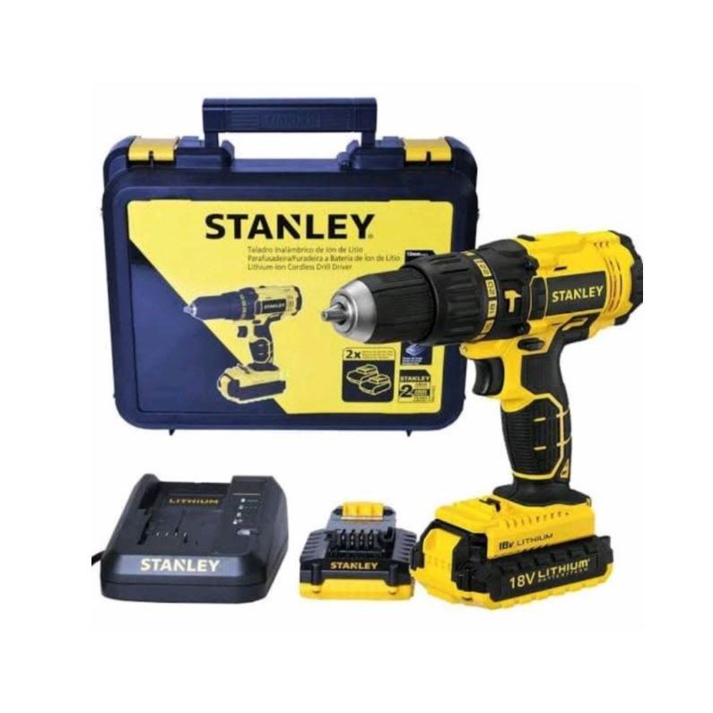 Mesin Bor Obeng Baterai Stanley SCH20C2K - Hammer Drill Cordless