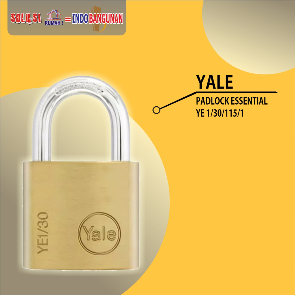 YALE - PADLOCK ESSENTIAL YE (PART 3)/ GEMBOK/ PADLOCK