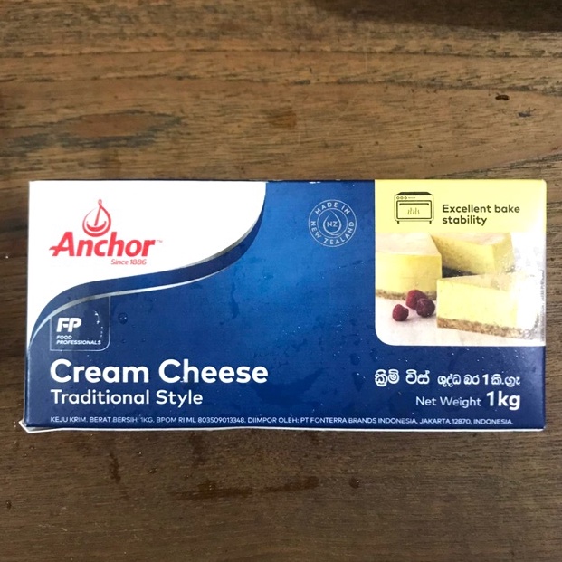 

➤ Anchor Cream Cheese Kemasan 1kg - Gosend/Grab Only! !! 4863