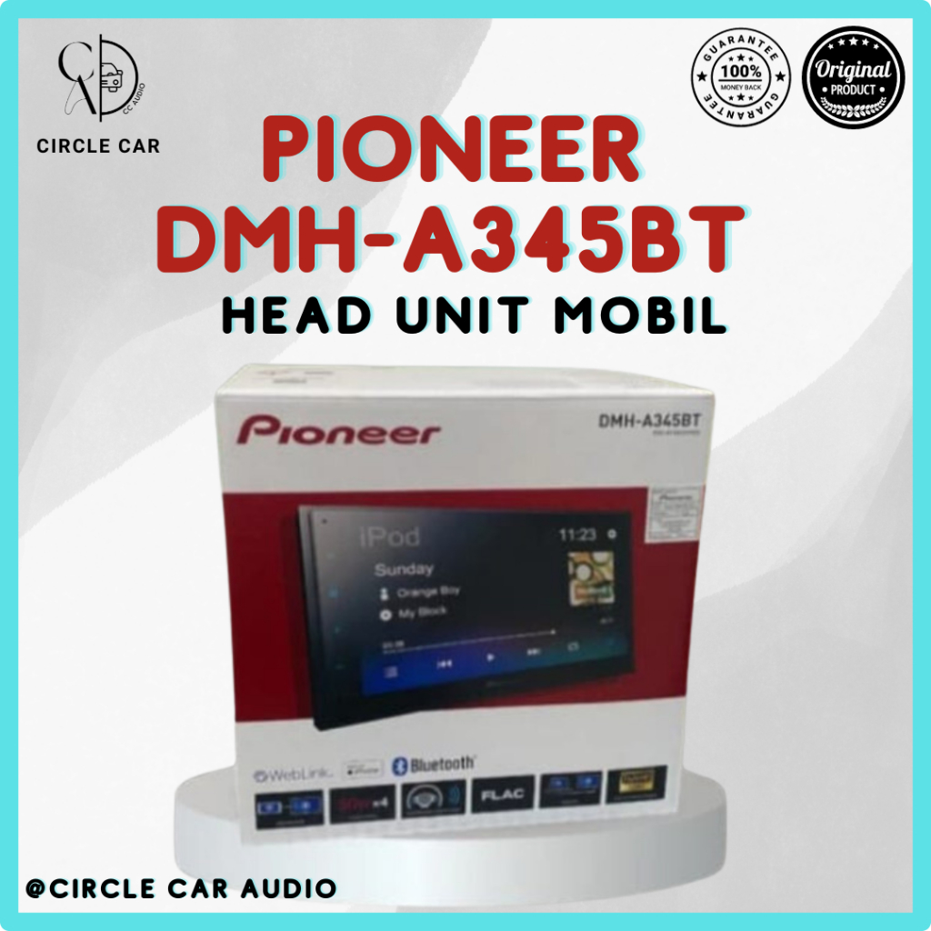 HEAD UNIT ANDROID 6,8 INCH PIONEER DMH-A345BT ORI