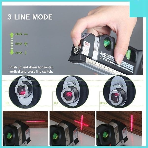 Ideku Waterpass Alat Ukur Laser Leveling - Meteran Laser Waterpass Digital - Meteran Waterpass Laser