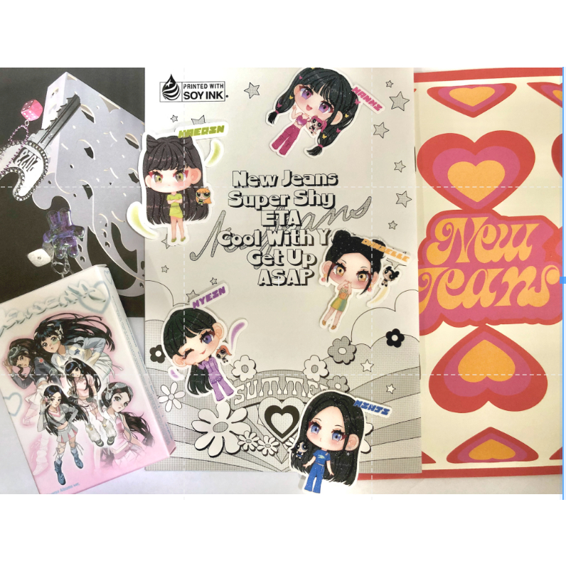 

READY STOCK STICKER SET NEW JEANS