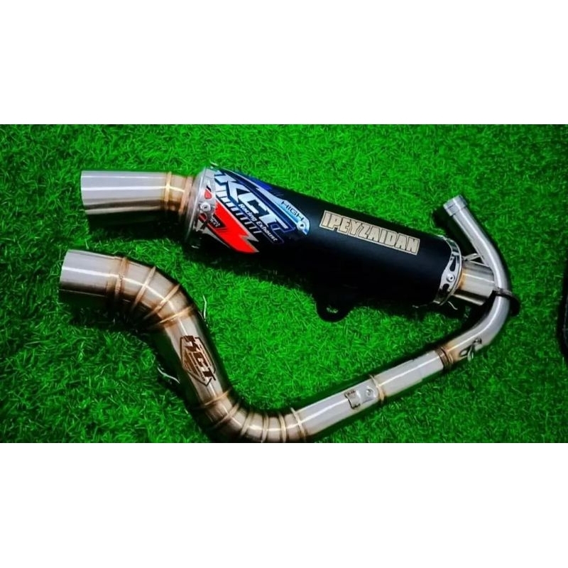 KNALPOT MOTOR MATIC KCT ORIGINAL BLACK SERIES