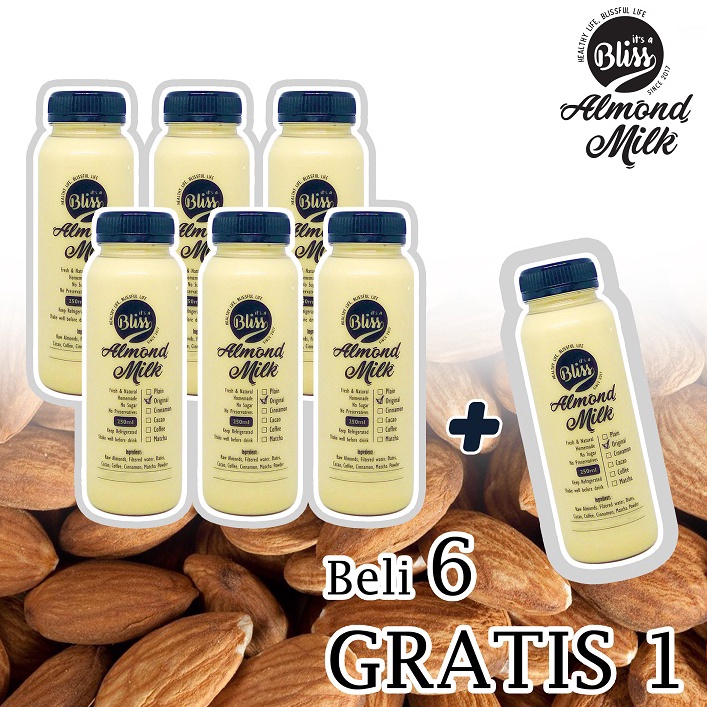 

78 Raw Almond Milk / Susu Almond (250 ml) kyf7v