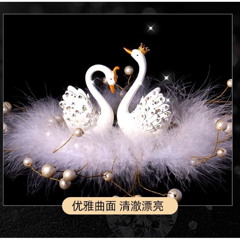 pajangan mobil swan angsa couple swan blink satuan