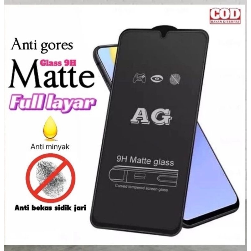 TG antigores Matte AG Full KACA INFINIX HOT 10 PLAY/ HOT 11 PLAY / HOT 9 PLAY / HOT 9