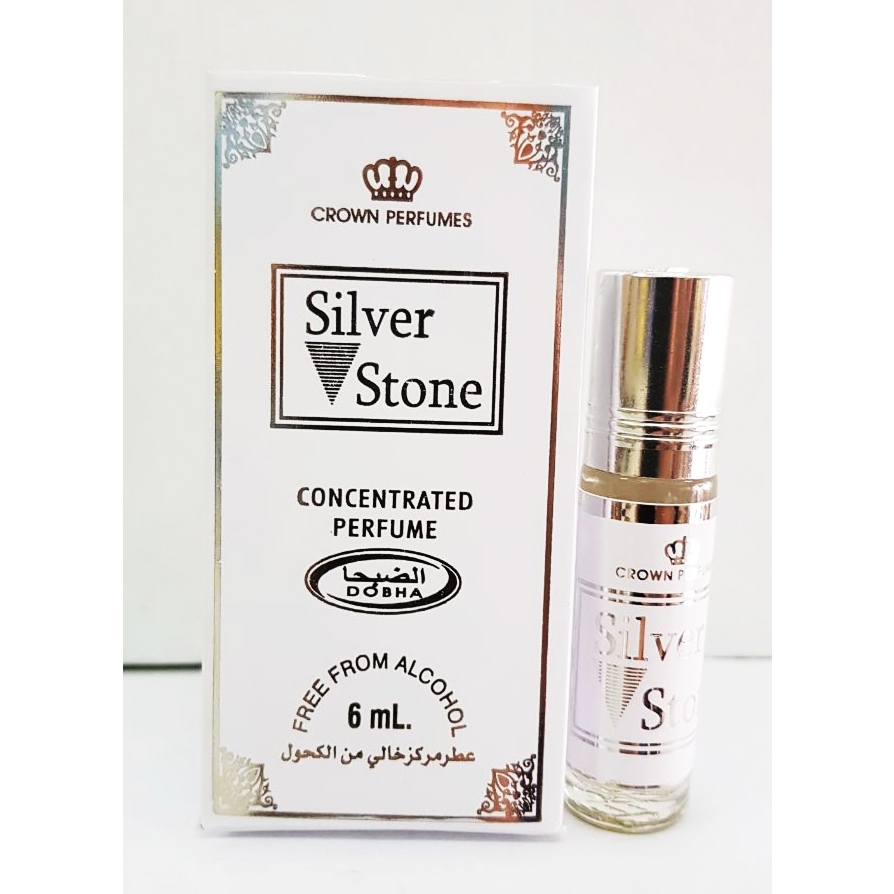 Dobha Silver Stone Roll on 6ml - Parfum Pria