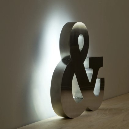 Huruf Timbul Stainless Letter Sign Stainless Custom 3D + Lampu LED Bisa Menyala
