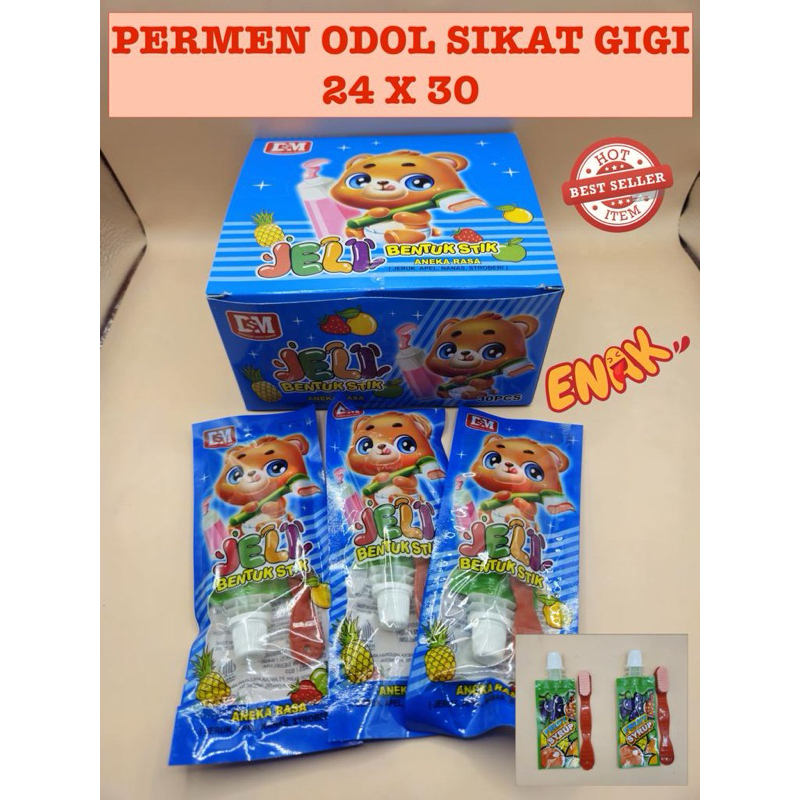 

Permen Odol Sikat Gigi isi 30