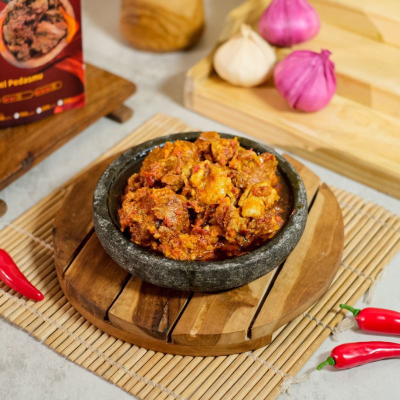

Oseng Mercon Daging Sapi + Tetelan