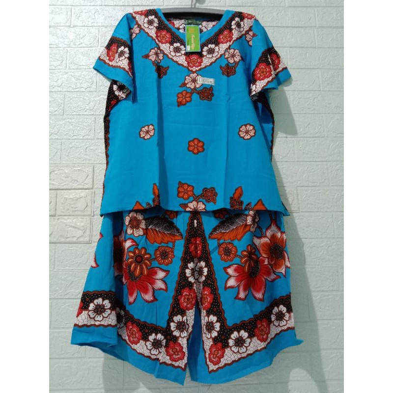 DYA369 COD Baby Doll Kencana Ungu MAXI LL Label Hijau Setelan Celana Kulot Jumbo Ld.130 cm /Baju