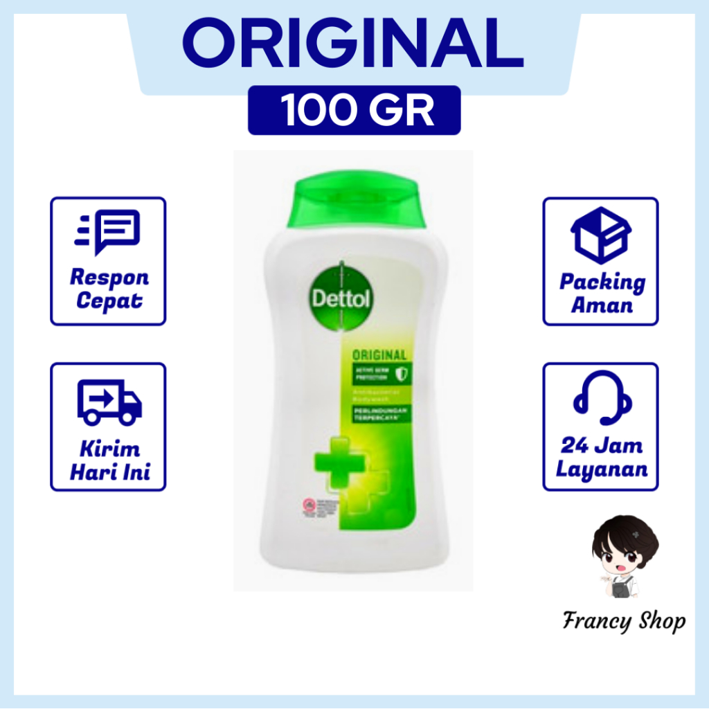 Dettol Original Sabun Mandi Cair Kemasan Botol 100 gr