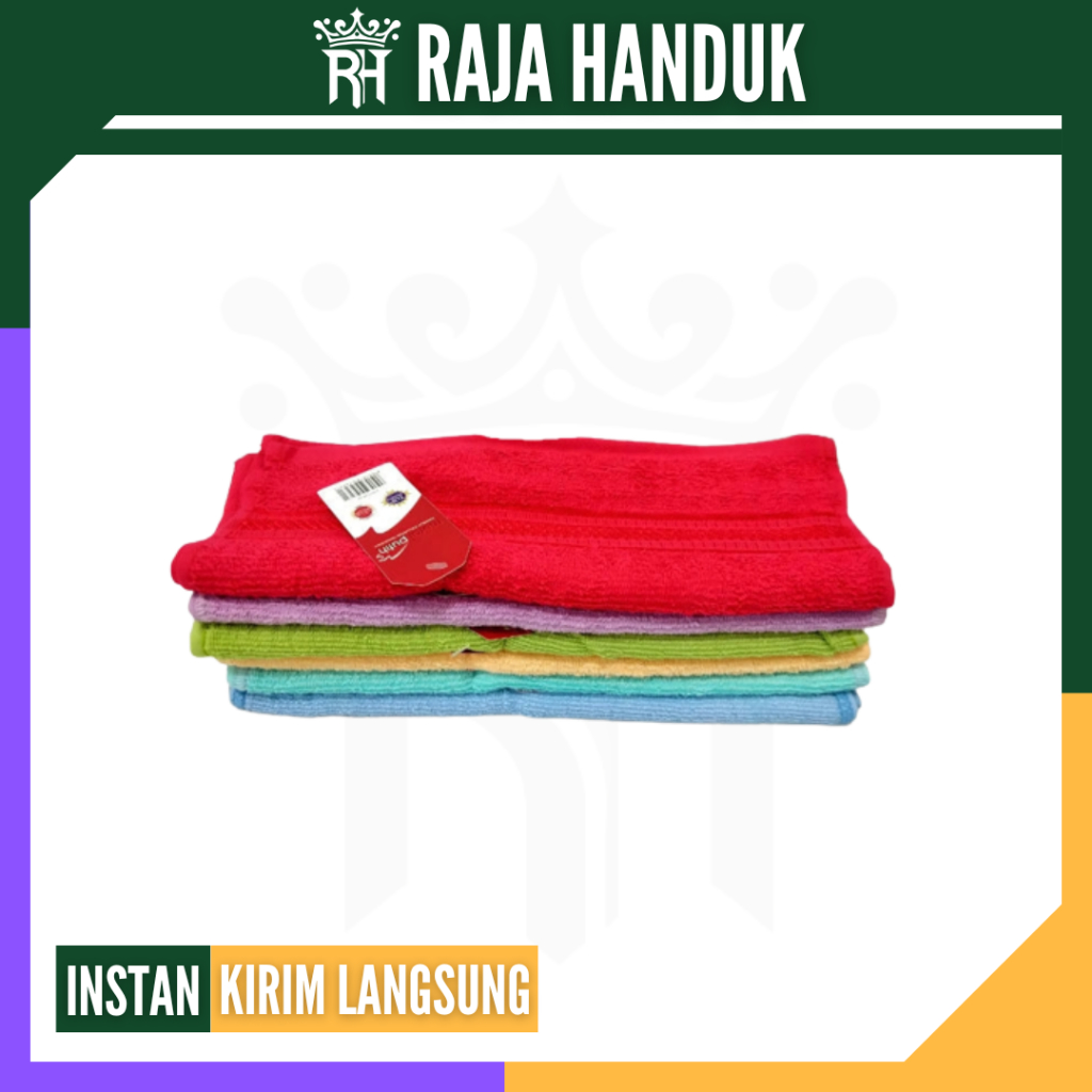 RH GROSIR: Handuk Merah Putih by Terry Palmer / Handuk Muka (Face Towel) 30x70