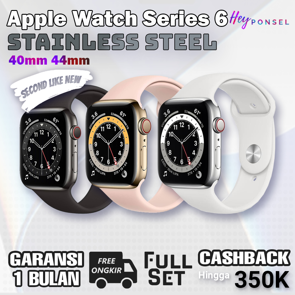 Apple Watch Series 6 Stainless Steel 40mm 44mm Second Like New