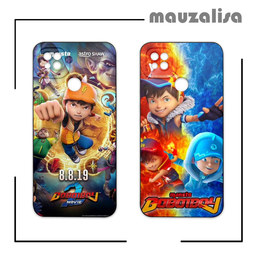 Soft Case Hp Xiaomi Redmi 10a 10c 9c Casing Silikon Tpu Cover Model Karakter Boboiboy Pro Camera