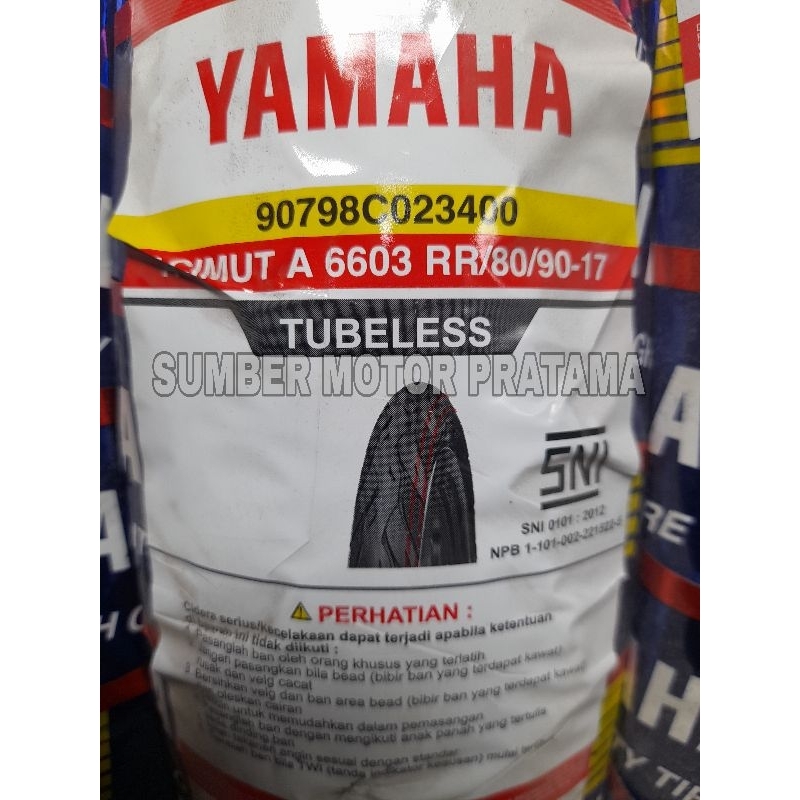 Ban tubeless Yamaha CST ACIMUT A 6603 80/90-17 Ban motor ring 17