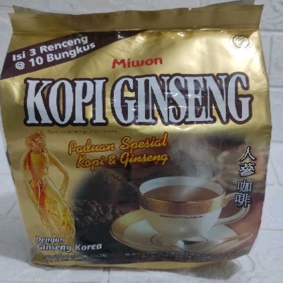 

Miwon kopi ginseng GST 20GRX30 SACHET
