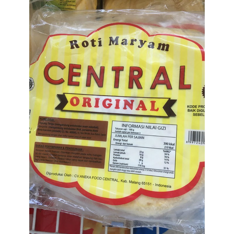 

roti maryam central