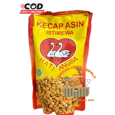 

Sell3r Kecap Asin HATI ANGSA Refil 600ml Product Terkece