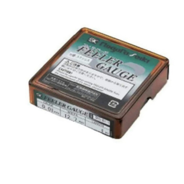 

Dijual Feeler Gauge SFG-01-1 0.01mm x 1m Niigata Seiki SK Japan Feeler Gage Diskon