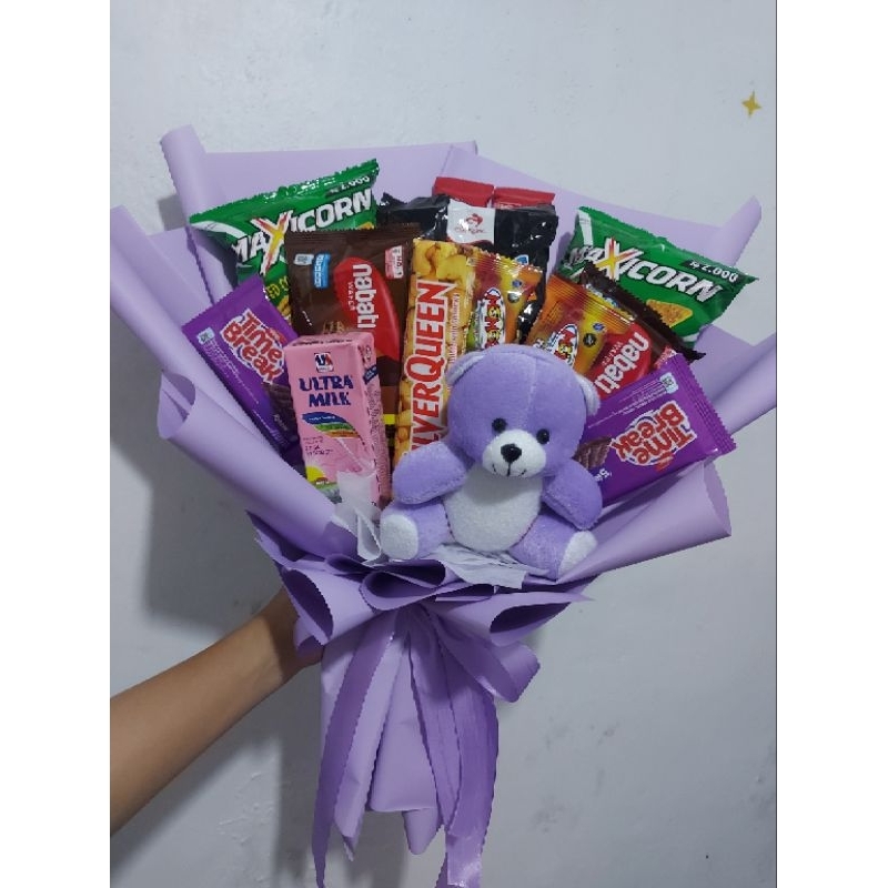 

buket snack/bouquet snack/wisuda/anniversary/birthday