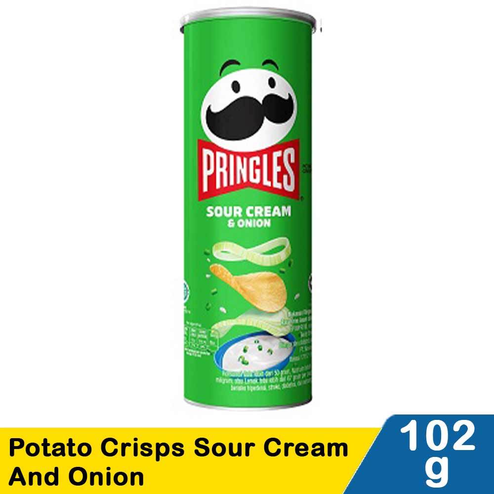 

Pringles Potato Crisps Sourcream & Onion 102G