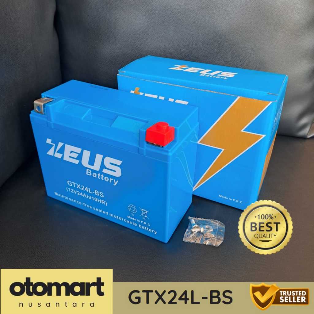 Aki kering motor Honda GL 1500 SE Goldwing [1991-2000] Zeus GTX24L-BS