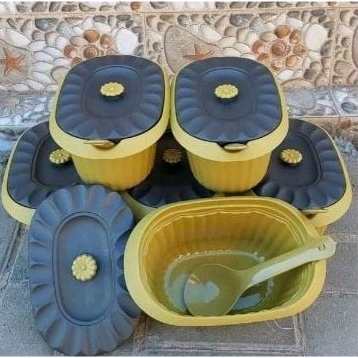 PRASMANAN PLASTIK PLUS SENDOK / WADAH LAUK PAUK / BASI OVAL OSCAR