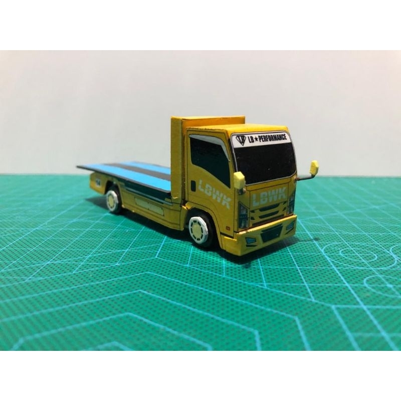 Miniatur TRUK TOWING KUNING Kecil Skala Hotwheels (1:64)