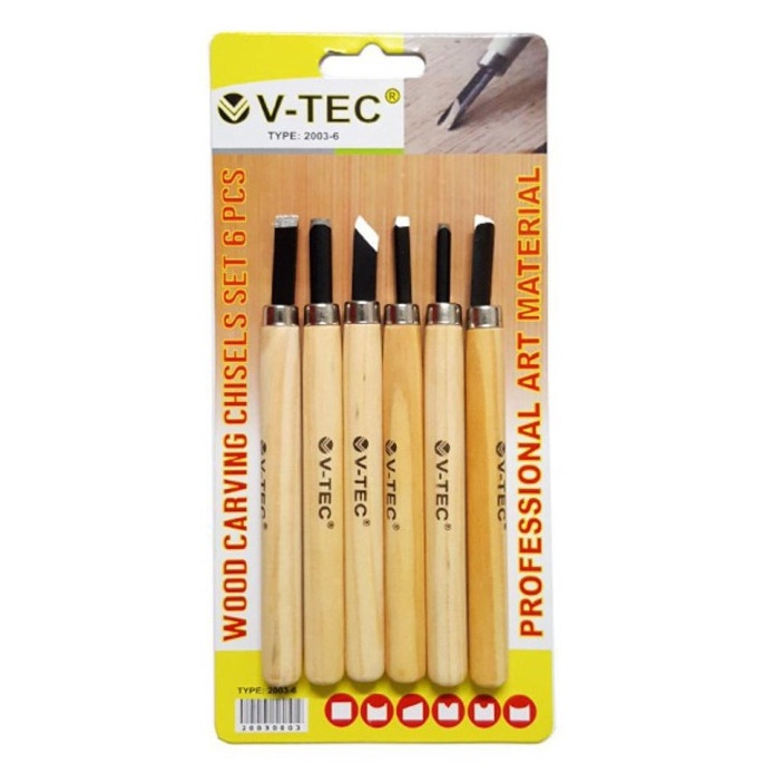 

[♢J69/] Alat pahat / Cukil / Wood Lino Linoleum Cetak Tinggi Ukir / Carving Tool V-TEC / VTEC Set Bring it back