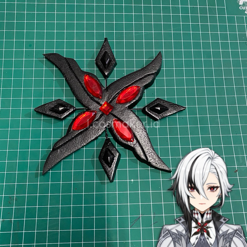 Aksesoris Dada Arlechinno Genshin Impact Cosplay