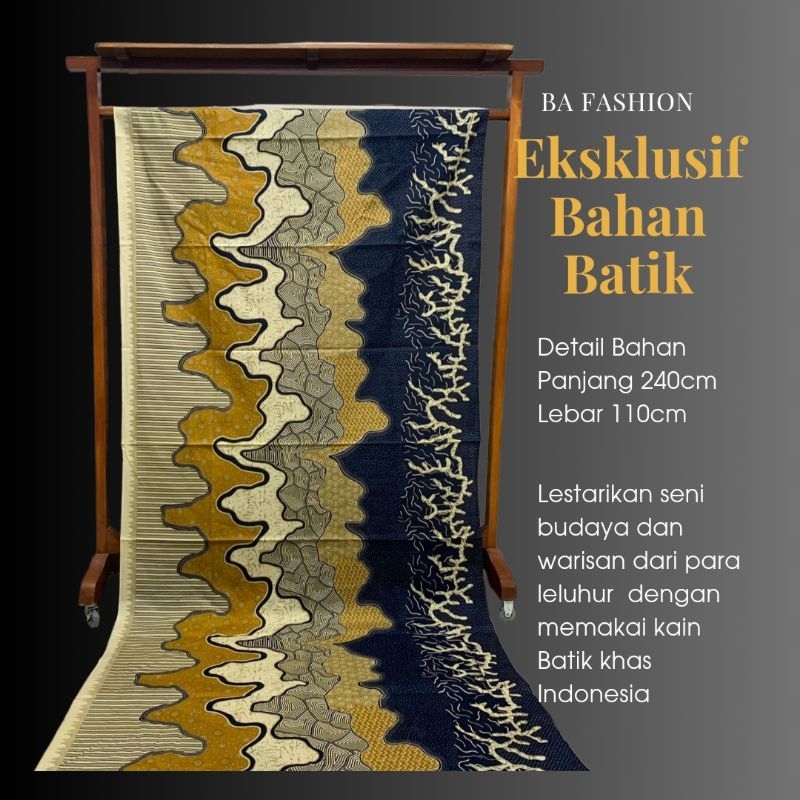 kain bahan batik solo bisa untuk seragam pria wanita