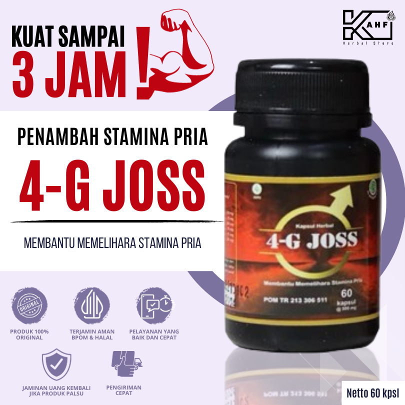 4G Joss Herbal BPOM Original 60 Kapsul