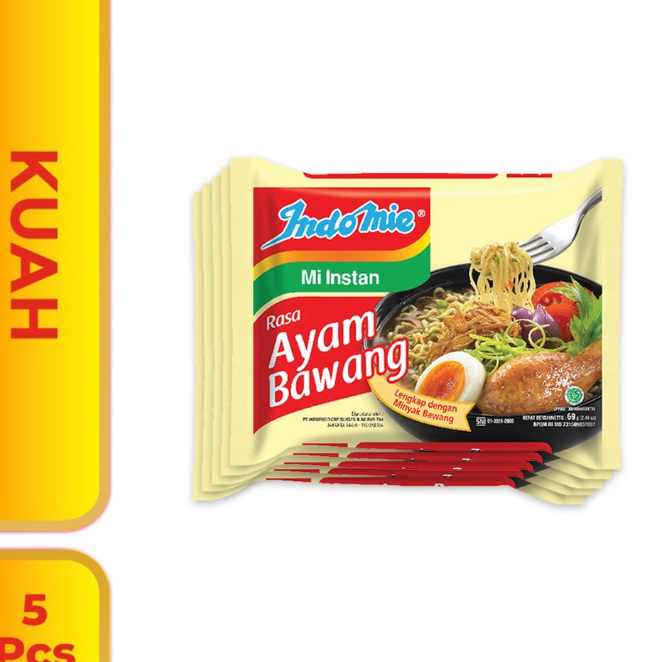 

ZWLW6877 XC26619 5 Pcs - Indomie Kuah Ayam Bawang