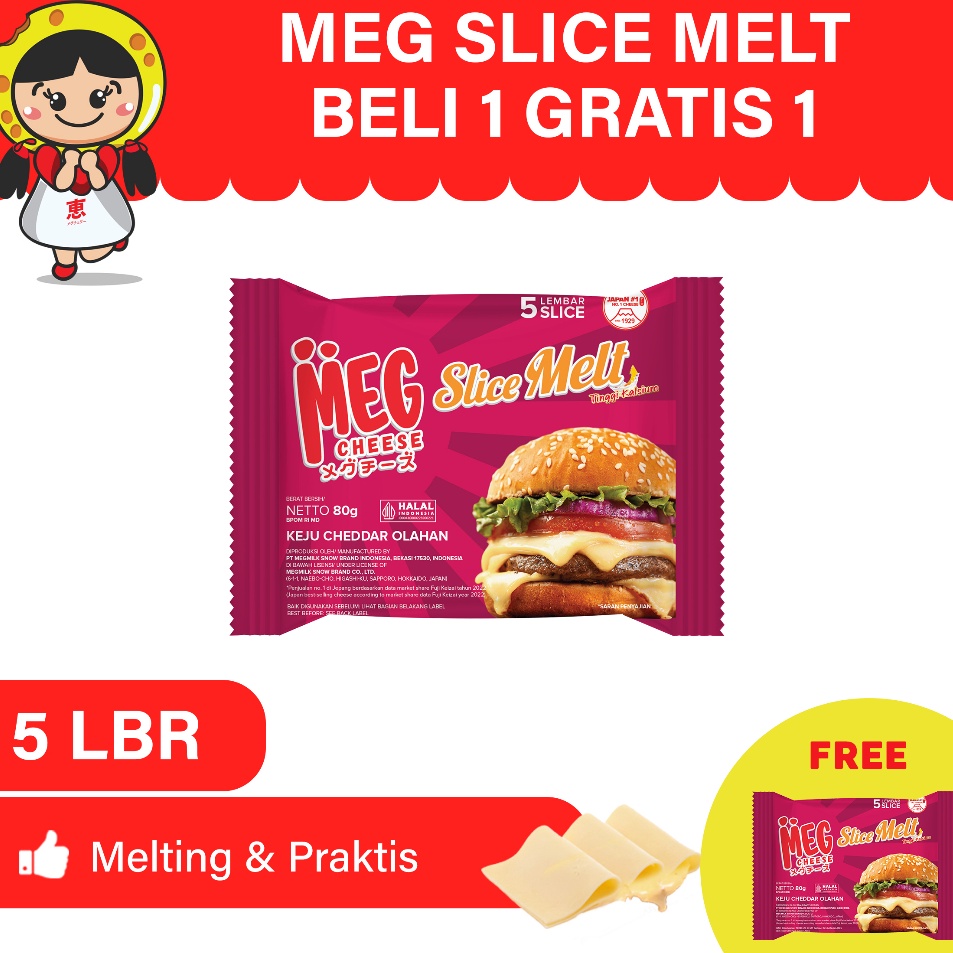 

NJVS5491 COD BELI 1 GRATIS 1 - MEG Slice Melt 5 slices