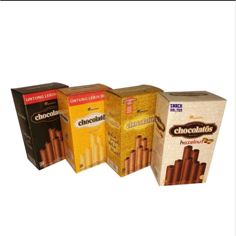 

Chocolatos Wafer Roll Long 24pcs X 16gr