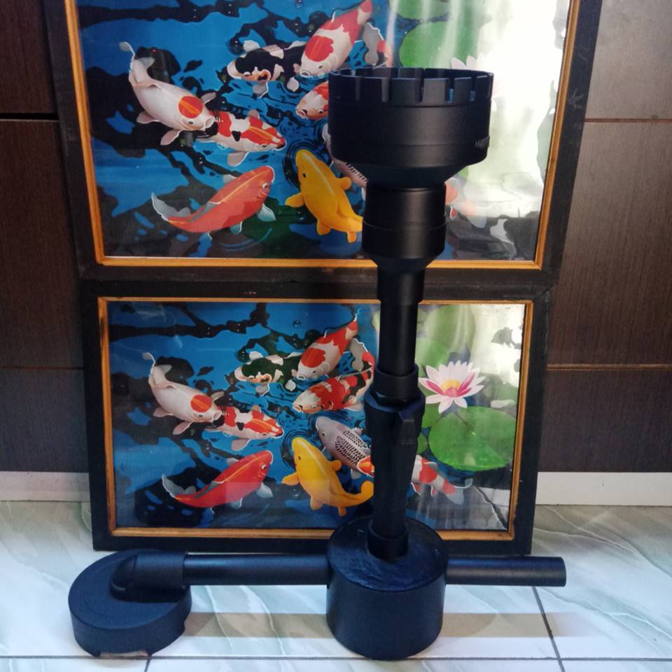 Paket skimmer kolam koi plus pemberat full set vacuum drain