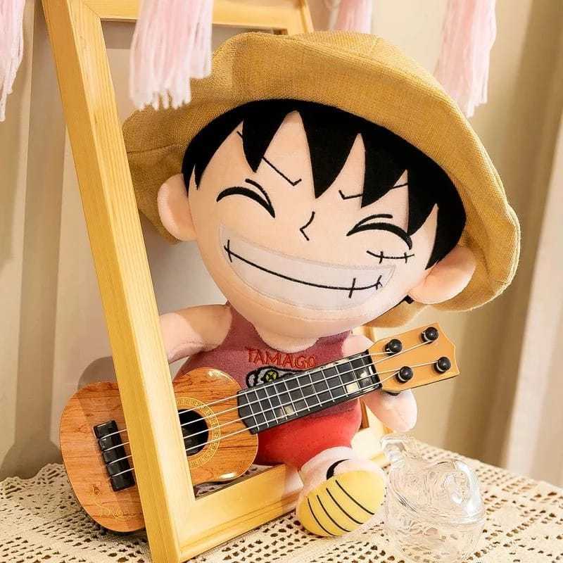 Mainan Boneka One Piece Karakter Luffy ukuran 25 cm bahan premium