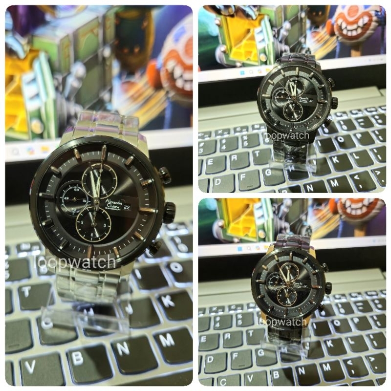 Jam tangan Pria Chronograph Alexandre Christie 6323 AC6323