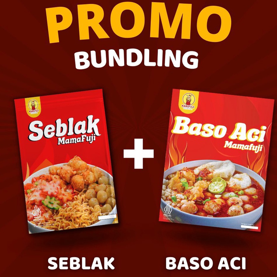 

FQCD3947 11.11 Mamafuji - PROMO BUNDLING !!! SEBLAK & BAKSO ACI
