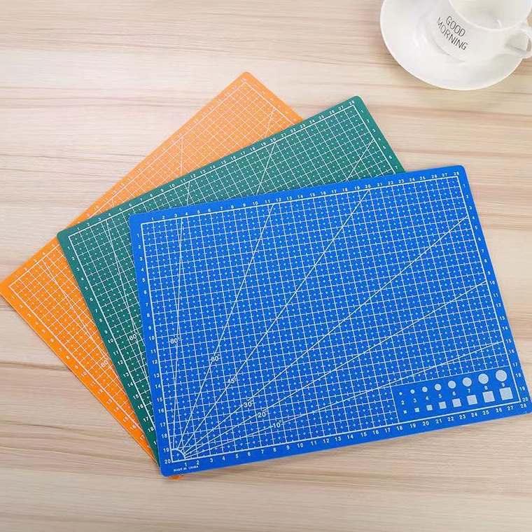 

[PRODUK LHG8975] (A3/A4)- Cutting Mat/Punc Cutting Mat Cutting Mat Dua CC Membagikan DIY Talenan ↕Murah