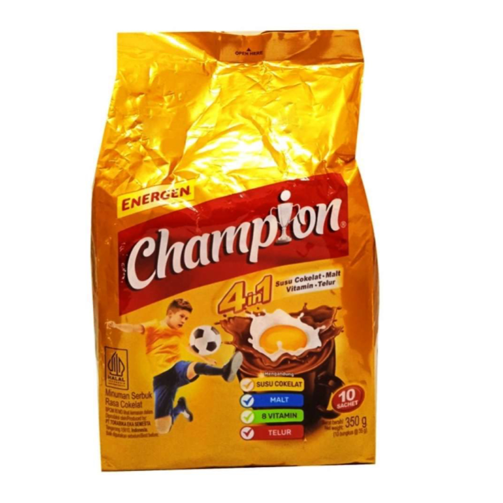 

Energen champion cereal instant isi 10 sachet