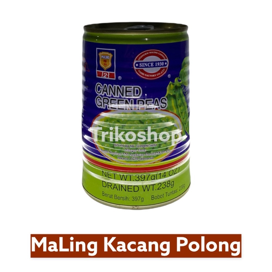 

R3ady St0ck Maling Greenpeas Kacang Polong 397gr Get it now