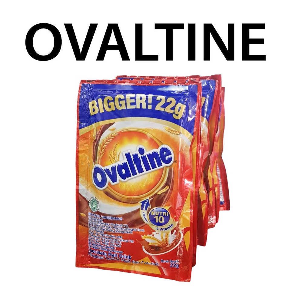 

OVALTINE CHOCOLATE MALT DRINK RENCENG ISI 10 Bestseller