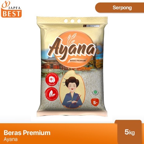 

WWDL5621 DISKON!!!!!!! Beras Premium Ayana 5 Kg - Beras Pulen Alami