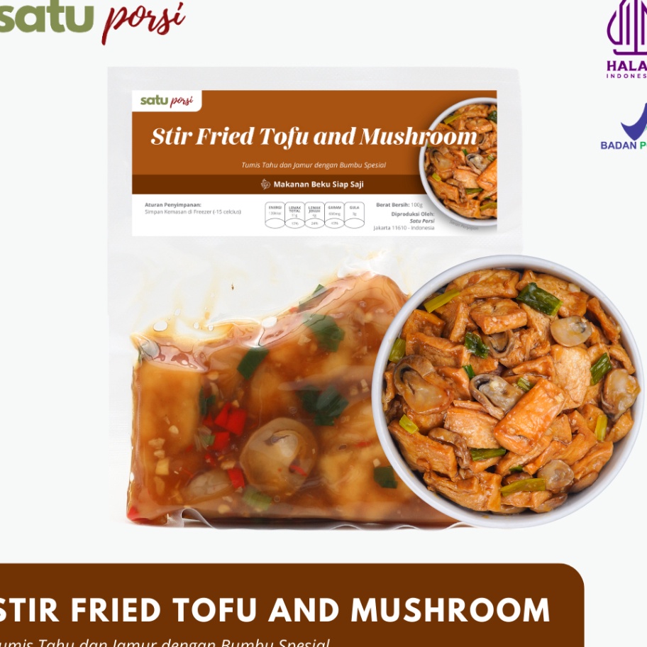 

FTMF1870 Terbaru 3.3 Satu Porsi Stir Fried Tofu and Mushroom